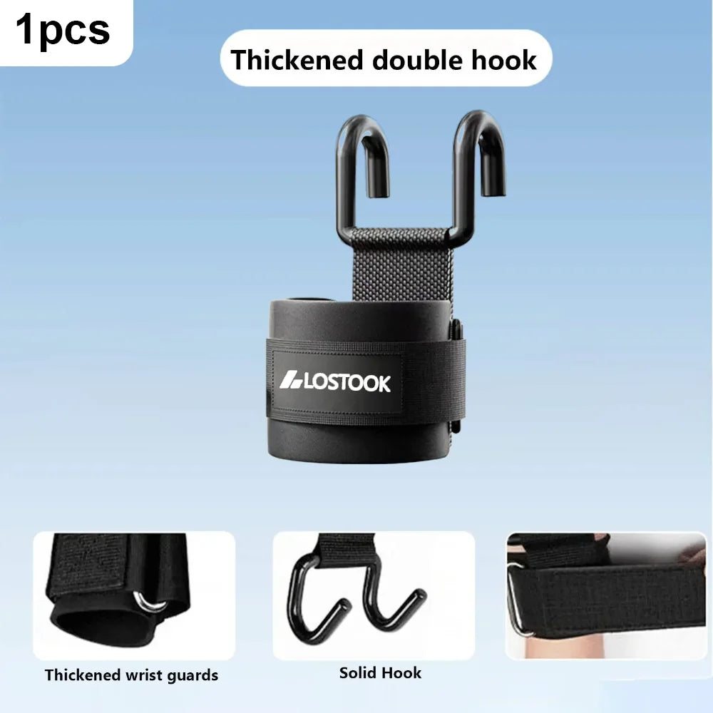 1/2Pcs Pull-Up Assist Hook Fitness Wrist Strap-Perfect for Weightlifting Pull-Up and Strength Training Aids to Prevent Slipping
