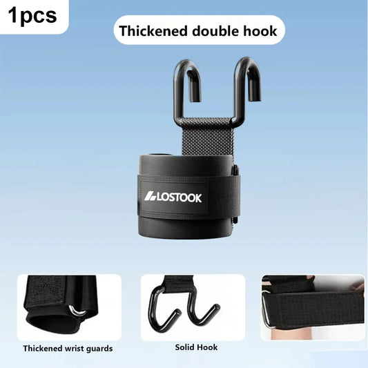 1/2Pcs Pull-Up Assist Hook Fitness Wrist Strap-Perfect for Weightlifting Pull-Up and Strength Training Aids to Prevent Slipping