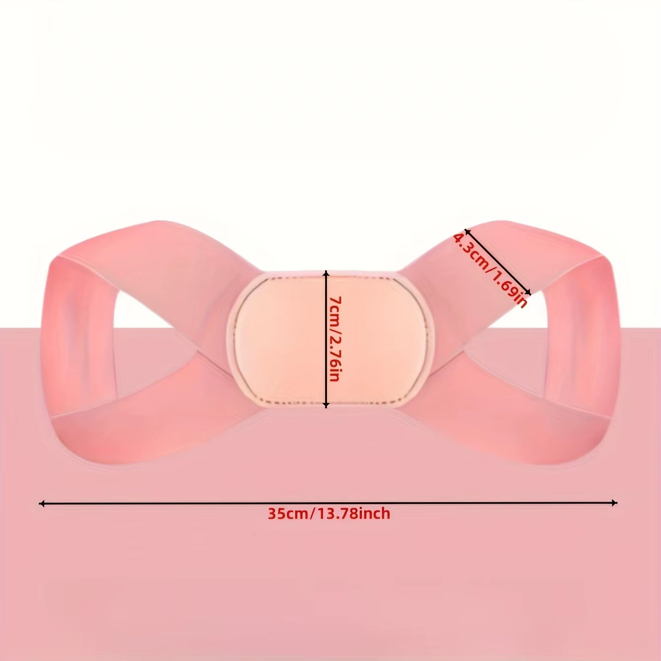 Ladies' Breathable Invisible Posture Corrector - Fashionable and Comfortable Back Support Accessory