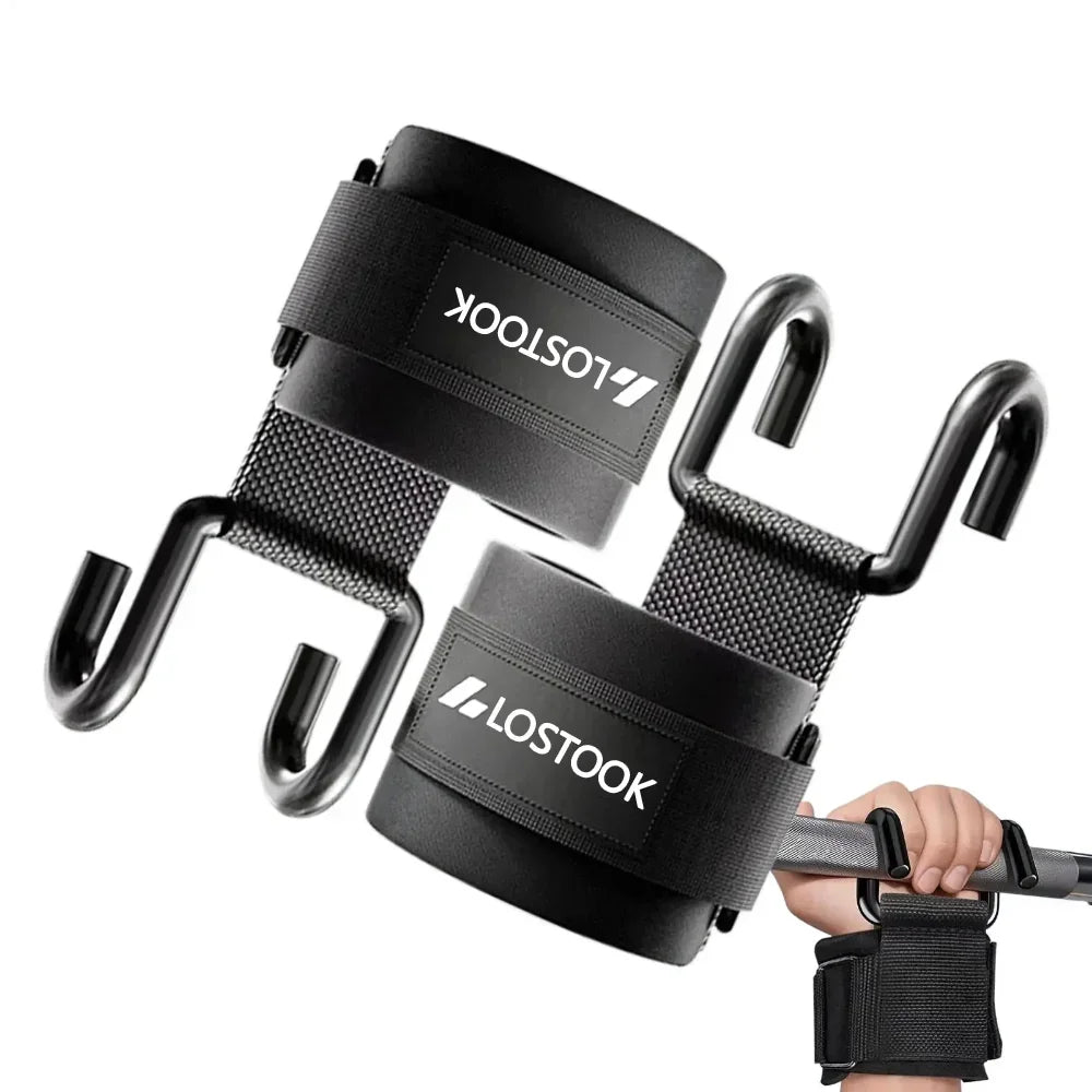 1/2Pcs Pull-Up Assist Hook Fitness Wrist Strap-Perfect for Weightlifting Pull-Up and Strength Training Aids to Prevent Slipping