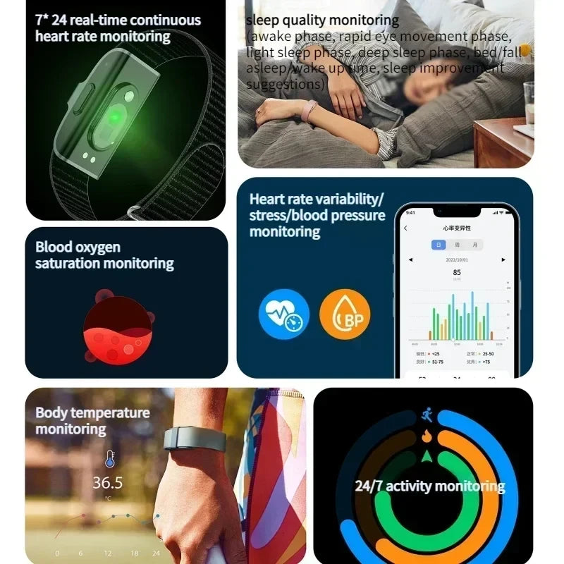 Brazalete Inteligente Monitoreo De Salud