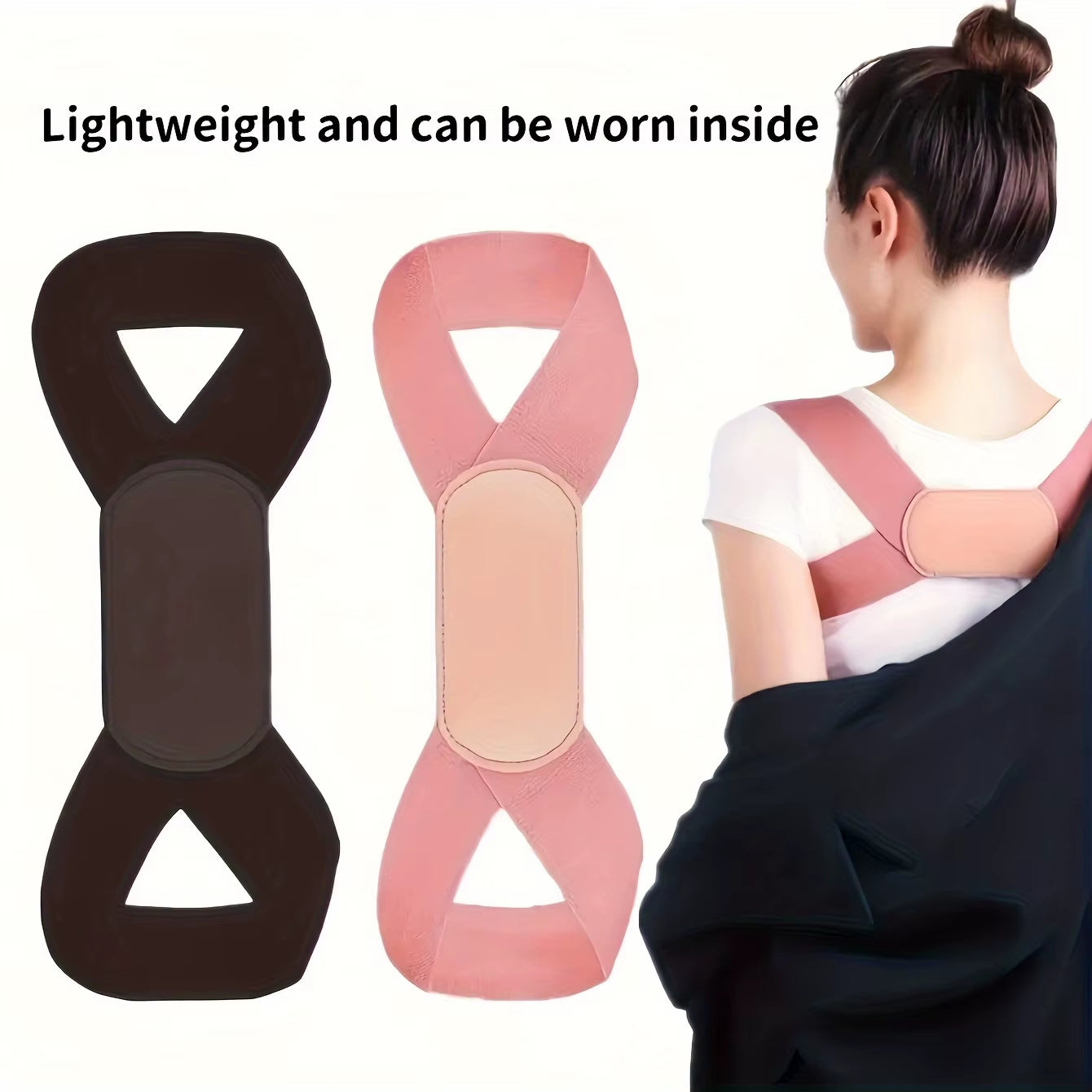 Ladies' Breathable Invisible Posture Corrector - Fashionable and Comfortable Back Support Accessory